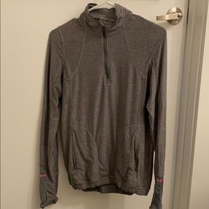 Lululemon grey quarter zip, size 8